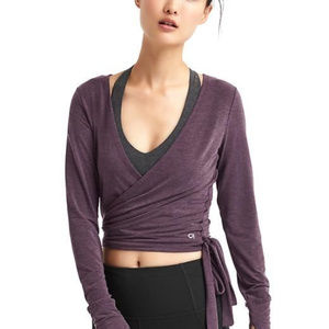 Gap Fit Ballet Style Wrap Shirt